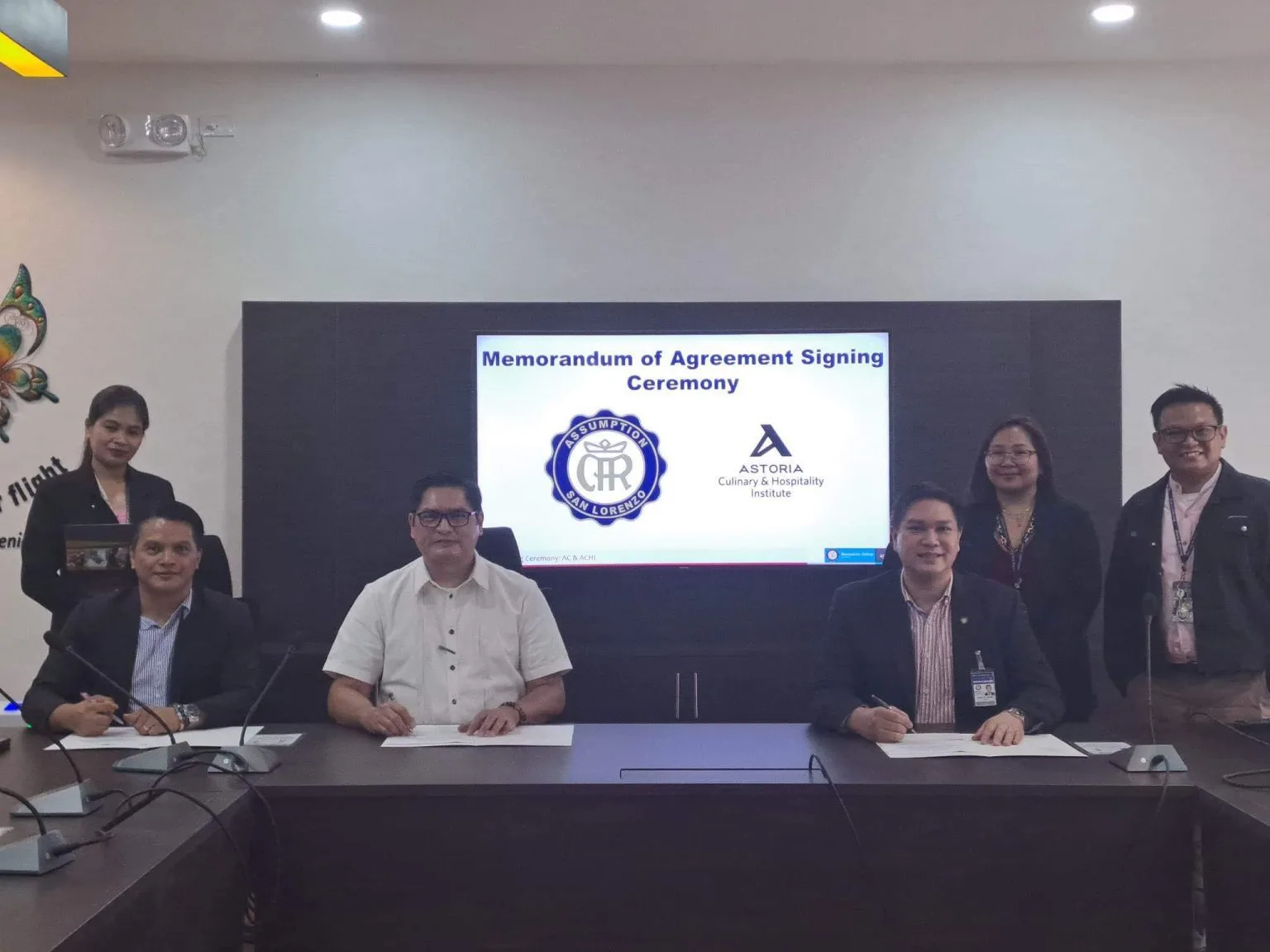 Assumption College partnership photo